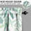 Vintage green leaf tier kitchen curtains 28x36 in 2 panels 3