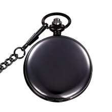 Classical Polish Smooth Double-Face Pocket Watch