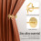 Curtain Holdbacks Metal Bow Wall Mounted 2 Pcs 8