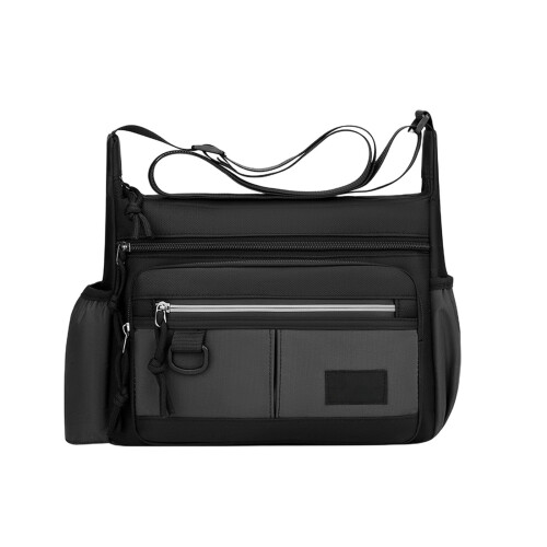 Ανδρική τσάντα ώμου crossbody με πολλαπλές τσέπες και 1