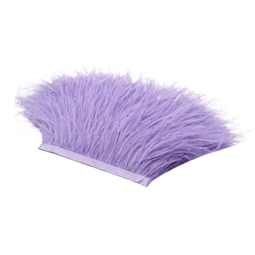 Feather Fringe Trim Natural Fluffy 2M