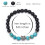 Jade Beaded Bracelet String 8mm Adjustable Jewelry Making 4
