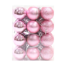 Green Mini Christmas Ball Ornaments 1.18 inch 24 pcs