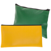 Cash Bags with Zipper Pouch for Documents and Bank Deposit