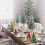 Ensemble de 8 sapins de Noël rustiques en bois 4
