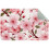 Pink Cherry Blossoms Pattern Area Rug Non-Slip Washable 1