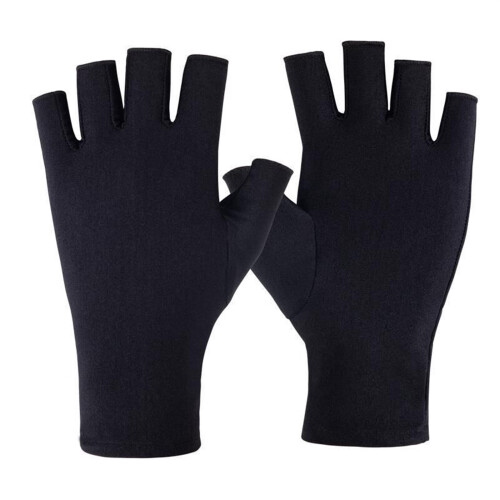 Ice Silk Half-Finger Gloves UV Protection 1 Pair