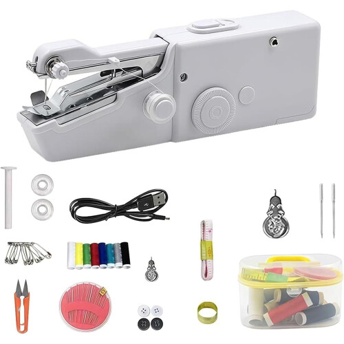 Pureutil Mini Handheld Sewing Machine Cordless Portable