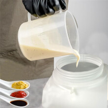 Distributore di Salsa Sospeso da 5,5 L, Capacità, per Senape, Insalata, Ketchup, Maionese, C