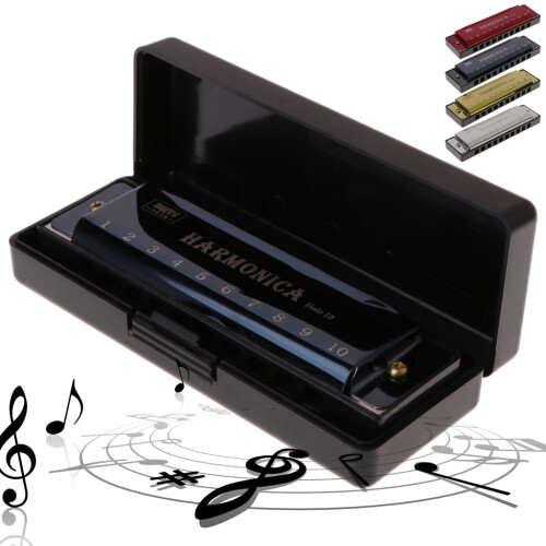C Blues Harmonica Educational Toy with 10 Holes 2