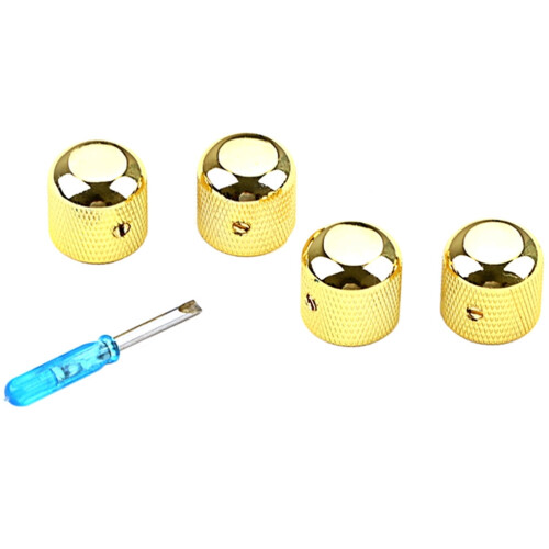 Volume Amplifier Knob for Guitar Golden 4 pcs