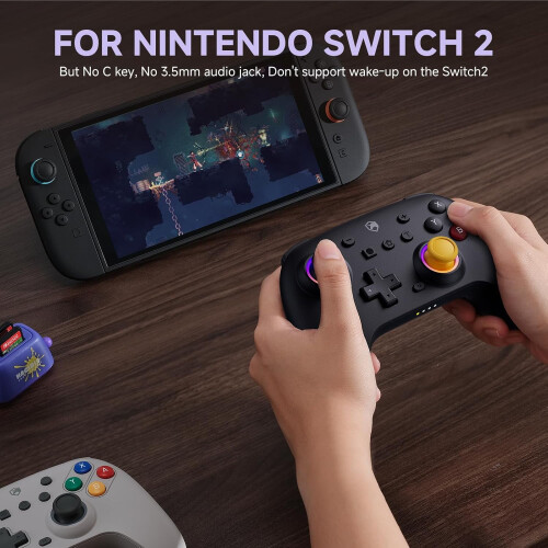 Wireless PC Gaming Controller with Hall Effect Joysticks 1