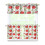 Cherry Kitchen Curtains and Valance Set 3-Piece Rod Pocket 1