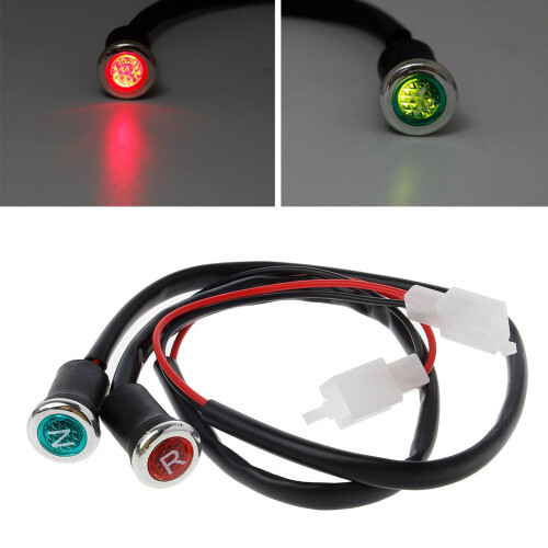 Motorcycle Neutral Reverse Light Gear Indicator 2 pcs 2
