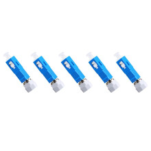 SC Male to FC Female UPC Simplex Fiber Optic Adapter for FTTP Optic Patch Cord Pigtail Docking Red Light Pen Connector