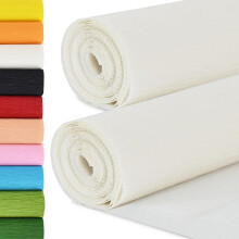 Crepe Paper Roll 9.8 in x 8 ft for Crafts and Decor 2 Rolls
