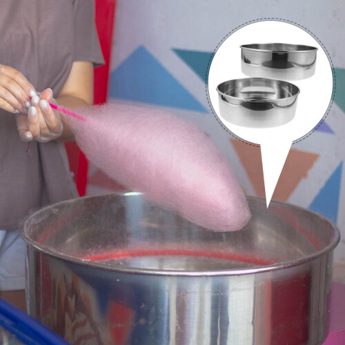 Commercial Cotton Candy Maker Basin Stainless Steel Silver