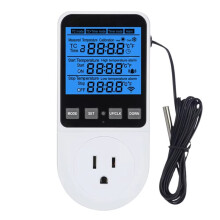 Volledig Functionele Temperatuurregelaar, Stopcontact, Tijdschakelaar, Digitale Thermostaat, Verwarming, Koeling, Regelaar, Thermometers VS
