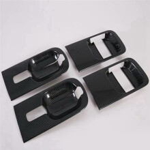 4Pcs Carbon Fiber Style Door Outer Handle Cover for  H1 Grand Starex I800 ILoad/IMax Exterior Parts Auto Parts