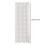 White Sheer Curtains Rod Pocket Voile Panel 78.7 in 3