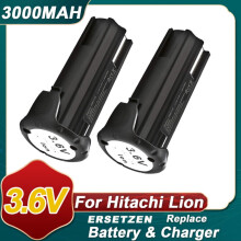 Heshunchang Battery 3.6V 3.0Ah for Hitachi EBM315