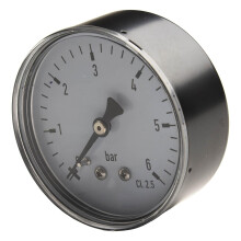 Pressure Gauge with 1/4 Male NPT Thread 0-6 Bar
