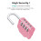 4-Digit Combination Padlock Outdoor Gym School Lock Pink 2