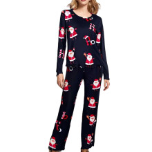 Women's Pajama Set Long Sleeve Printed Comfort Set