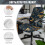 Dehnbarer Bürostuhlbezug, Größe S, Schmetterlingsdesign 6