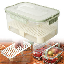 Portable Insulated Cooler Box with Drain and Divider 1-Pack