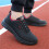 Men's Running Sneakers Leather Lace-Up Wide Width Extra 5