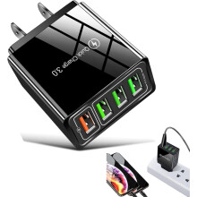 4-Port USB 3.0 Fast Charging Hub with Safety Protection and