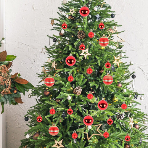 Mercury Glass Ornaments Holiday Decoration Set