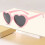 Γυαλιά ηλίου ρετρό σε σχήμα καρδιάς Polarized Oversized 3
