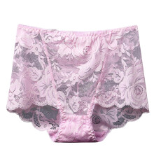 Women's Lace Boyshort Panties Plus Size Soft Stretch Hipster