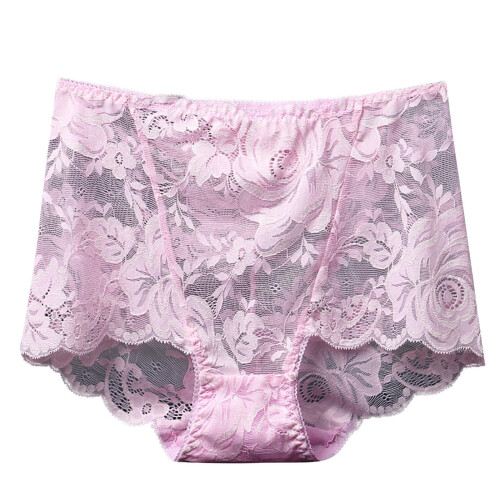 Women's Lace Boyshort Panties Plus Size Soft Stretch Hipster