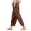 Women's Cotton Linen Pants Solid Color Lightweight Elastic 2
