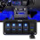 4-Gang Blue Backlit Rocker Switch Panel with PD USB Charger 1