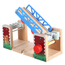Wood Railway Bridge for Train Tracks Accessories