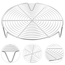 Stainless Steel Round Food Steamer Rack 1 Set 8.45 x 8.45