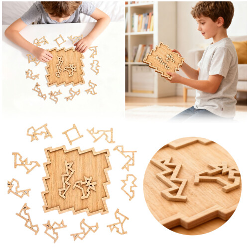 1000-Piece 3D Puzzle Compatible with Northwestern Lithuania 1