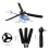 Clockwork Aircraft Toy with Handle 1 pc 6