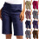 Simua Plus Size Women's Summer Bermuda Shorts Twill Pull-On 1
