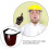 Face Shield for Grinding and Cutting Brown Full-Face 3