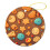 Ceramic Christmas Ornament Chocolate Cookie Design 1 Piece 1