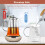 Square Borosilicate Glass Teapot with Infuser 700 ml 4