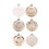 Christmas Tree Ornaments Red Green Gold 16PCS 7