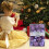 Purple Christmas Ornament Set Shatterproof 12 pcs 4