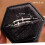 Double Cross Ring 18K Gold Plated CZ Stackable Faith Hope 3