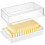 Butter Storage Container with Lid - Rectangular Fresh-Keeping Box for Cheese and Butter, Ideal for Refrigeration 3